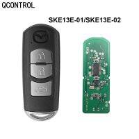 QCONTROL Ki รีโมทโมบายรุ่น Cocok MAZDA CX-3 CX-5รถ Atenza SKE13E-01 Atau SKE13E-02รีโมทคอนโทรล