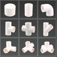 ❖♙ 20/25/32mm White PVC Pipe Fittings Straight Elbow Tee Cross Connector Water Pipe Adapter 3 4 5 6 Ways Joints