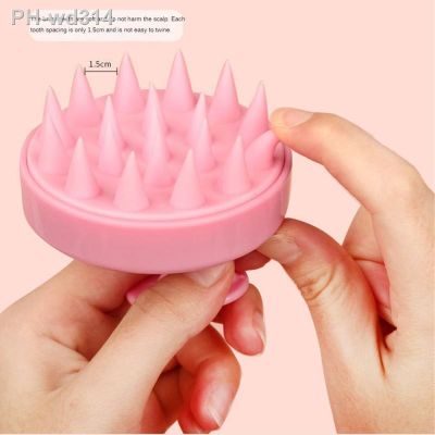 Plastic Silicone Massage Comb&nbsp; Clean The Scalp Thoroughly Scalp Massage Easy Foaming Head Massage Brush Shampoo Brush Bath Comb