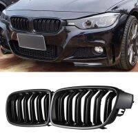 new prodects coming F30 Grill Front Hood Kidney Grille For BMW 3 Series F30 F31 F35 2012 2018 (Double Slat Matt Black Grill 2 Pc Set)