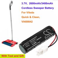 [COD] 2600mAh/3400mAh Cleaner Battery 8654396211 for Quick amp;Clean VI409842