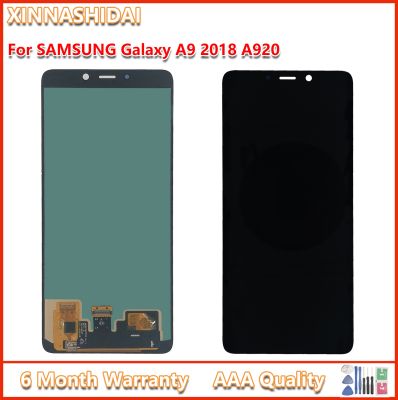 Super Amoled OLED LCD Display For Samsung Galaxy A9 2018 A920 A920F LCD Display Touch Screen Digitizer Assembly Replacement Par