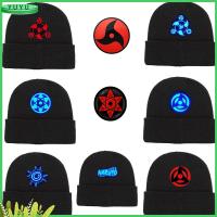 YUYU อบอุ่น ฮิพฮอพ หมวก Skullies ญี่ปุ่น Naruto Casual Beanies สำหรับ ผู้ชาย ผู้หญิง หมวกถักฤดูหนาว ซาสึเกะ