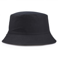 [hot]Solid Color Black Foldable Bucket Hat Beach Sun Hat Street Headwear Fisherman Outdoor White Cap Men and Woman Hat