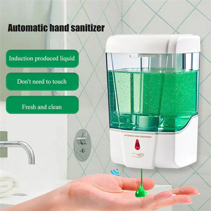 700ml Bathroom Automatic Soaps Dispenser with LED Hand Detergent