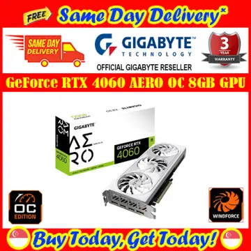 GIGABYTE NVIDIA GeForce RTX 4060 AERO OC 8GB GDDR6 PCI Express 4.0 Graphics  Card White GV-N4060AERO OC-8GD - Best Buy