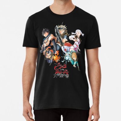 Black Clover Clover Asta Noelle Silva Yami Sukehiro Yuno Licht Julius Nova graphic cotton o-neck T-shirt for men