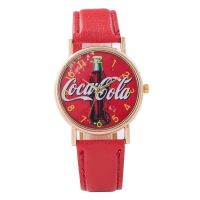 Wish Sales Coke Promotion Ladies Gift Belt Watch Fashion Creative Quartz for Men and Women