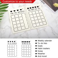 18PcsSet Bullet Journal Stencil Set Plastic Planner DIY Drawing Template Diary Decor Craft Drop Shipping