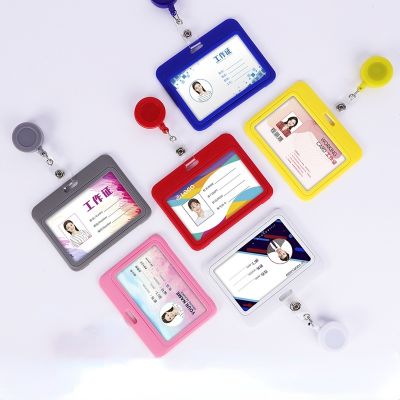 Fashion Card Cover Doctor Nurse Women Retractable Work Name Card Holders Business Work Card ID Badge Lanyard Holder Bags Case