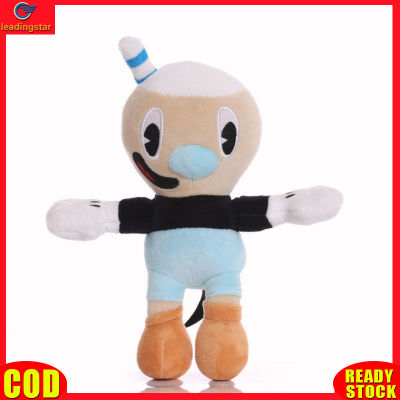 LeadingStar toy Hot Sale 8 Inch Cuphead Plush Toy Mugman Soft Stuffed Plush Doll Cute Game Figure Doll Toys For Fans Kids