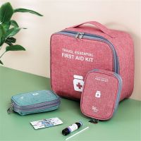 【CW】 Home First Aid Kit Large Capacity Medicine Storage Bag Portable Travel Medicine Box Survival Bag Emergency Bag For Car Camping