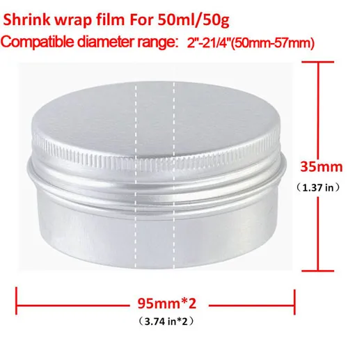 Shrinkable Plastic Sealer Heat Shrink Bands Cap Seal Cap Sleeve Wrap
