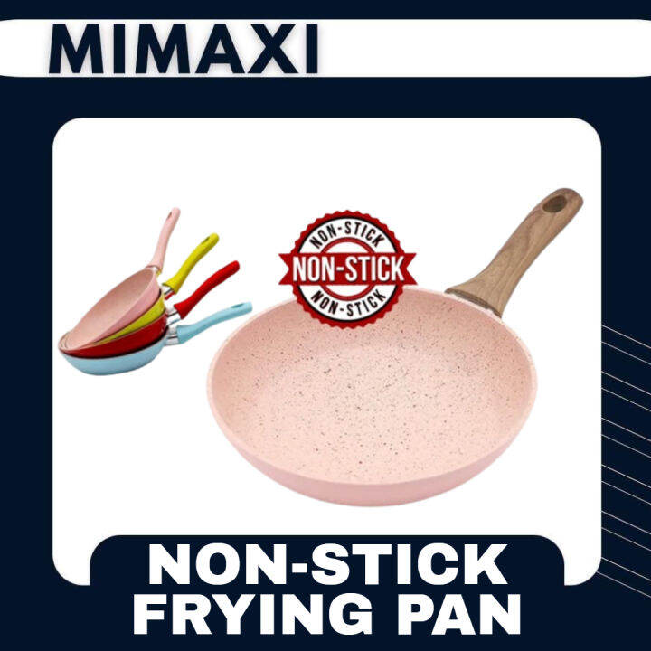 SYNMORE NonStick Frying Pan 14CM Marble Coating and Silicone handle Lazada PH