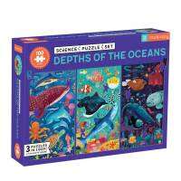 Mudpuppy - Depths of the Oceans Science Puzzle Set จิ๊กซอว์ชุดความรู้วิทยศาสตร์ : ลายใต้ทะเลลึก