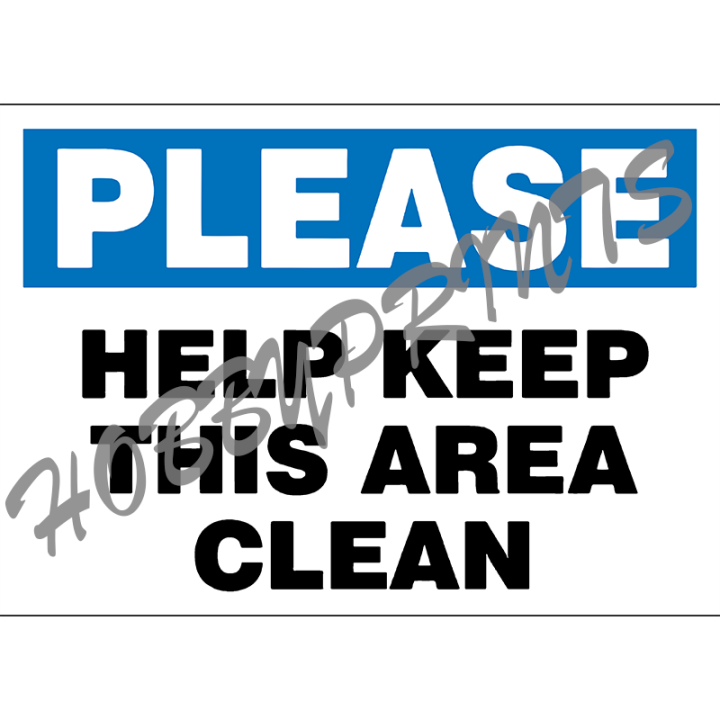 Laminated Signages | No Outside Food |Keep Area Clean | Sign Boards ...