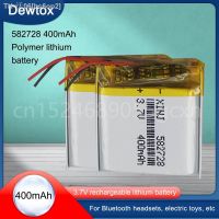 3.7V 400mAh 582728 Lithium Polymer Li-Po li ion Rechargeable Battery Lipo cells For Bluetooth speaker PDA notebook GPS [ Hot sell ] bs6op2