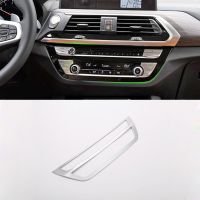 For BMW X3 X 3 2018 2019 Stainless Steel Car Air Conditioning Knob Switch Button Panel Trim Cover Ring Accessories