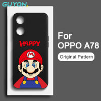 Guyon เคส OPPO A78 4G 5G นิ่มลายดีไซน์ใหม่ดั้งเดิม,ซิลิโคนกันกระแทก