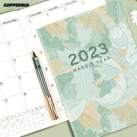 {Kobayashi กระดาษคัดสำเนา} Supperbig A4ขนาดสมุดจดวางแผนอุปกรณ์การเรียน2023ตารางเวลาสมุดบันทึกสำหรับใช้ร่างมัลติฟังก์ชัน