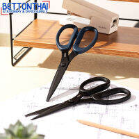 Deli Z500 Scissors กรรไกรสแตนเลส เหล็กดำกันสนิม ขนาด 175mm กรรไกร กรรไกรเคลือบดำกันสนิม อุปกรณ์สำนักงาน เครื่องเขียน กรร