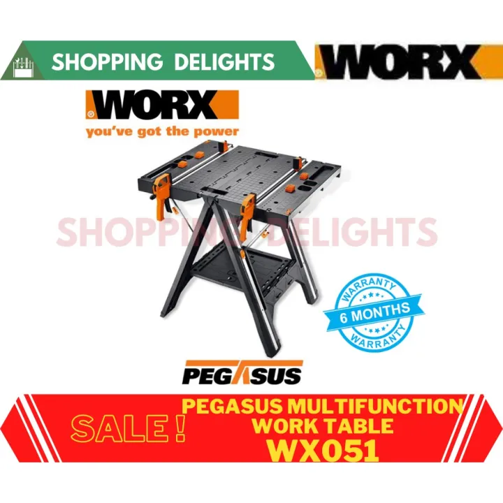 Worx Orange Pegasus Multifunction Work Table Wx Lazada Ph