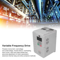 ไดรฟ์ความถี่ผันแปร Universal VFD เดี่ยวถึง 3 เฟส 220V ถึง 380V ผู้ว่าการ 4KW 6HP AC 25A