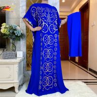 【YF】 2022Dubai Plus Size Women Abaya Robe Arab Sequins Embroidery Dress Kaftan Prayer Muslim Dresses With Hijab