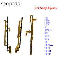 เปิดปิด FLEX CABLE สำหรับ Sony Xperia 1 5 10 II III IV Power Volume SWITCH Flex Ribbon REPLACEMENT Parts 10 PLUS-hdfssaa