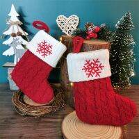 Merry Christmas Socks Snowflake Letter Christmas Tree Ornaments Candy Bag New Year 2023 Christmas Decoration Noel Navidad Gift Socks Tights