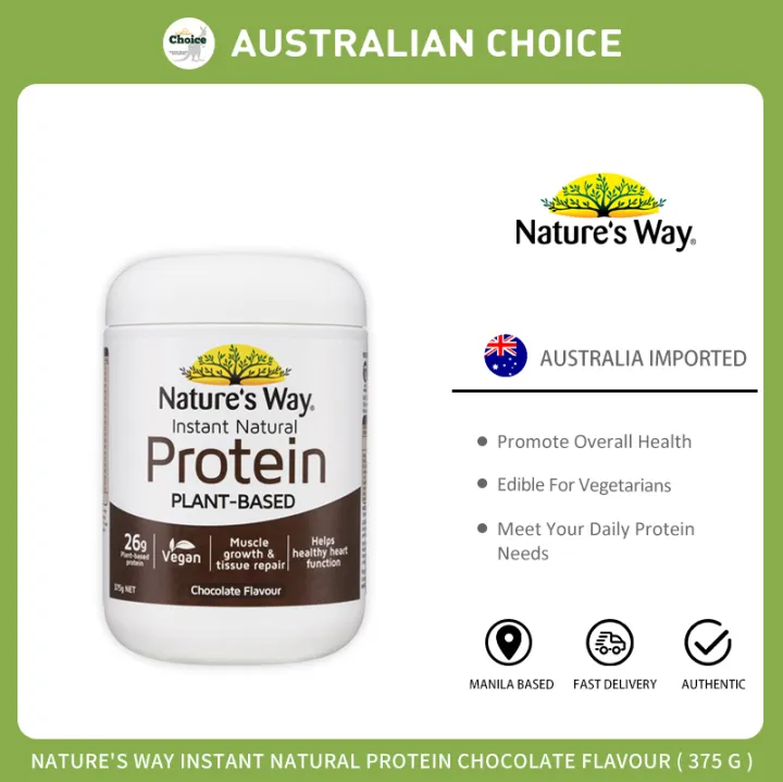 Nature's Way Instant Natural Protein Powder Chocolate Flavour Lazada PH