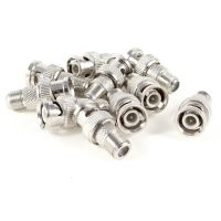 20pcs/lot F type Female Jack to BNC Male RF Connectors CCTV Camera RG6 RG59 Coax adaptor