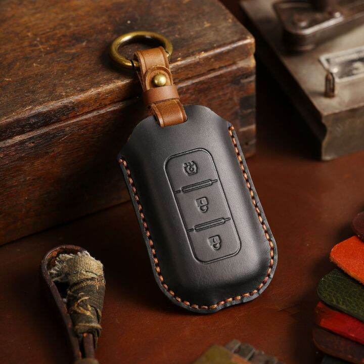 luxury-fob-protector-car-key-case-cover-leather-keychain-holder-accessories-for-dongfeng-fengon-580-2017-auto-keyring-shell-bag