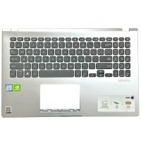 Newprodectscoming Original 95 NEW for ASUS VIVOBOOK15 X509 X509FA X509FB X509FJ Laptop Palmrest Upper Case US Keyboard Silver Gray