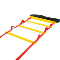 New Football High Quality Training Ladders 5 Style Rung Nylon Straps Soccer Ball Ladder Equipment Speed Ladder