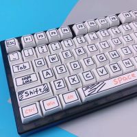 ใหม่ OEM 126คีย์ Graffiti keycap XDA โปรไฟล์ PBT keycaps สำหรับคีย์บอร์ด CUSTOM Anime Key caps ชุดทดสอบ.er68 Rk61