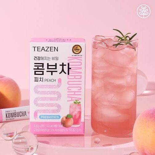 teazen-kombucha-tea-ทีเซ็น-คอมบูชา-1-กล่องมี-10-ซอง-เครื่องดื่มชาหมัก-ชาจองกุก