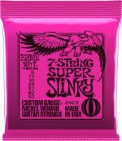 สายกีตาร์ไฟฟ้า 7 สาย Ernie Ball SUPER SLINKY 7-STRING NICKEL WOUND ELECTRIC GUITAR STRINGS - 9-52 GAUGE