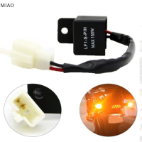 MIAO 2 PIN 12V ไฟเลี้ยว LED Flasher รถจักรยานยนต์กะพริบรีเลย์ควบคุมอัตราสัญญาณ