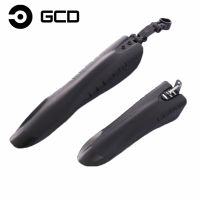 GCD สีดำภูเขาจักรยานถนนยาง devetail ด้านหน้าด้านหลัง mudguard Fender set