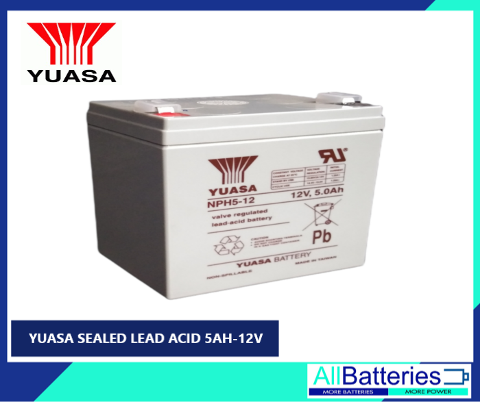 YUASA 5AH-12V SEALED LEAD ACID BATTERY | Lazada PH