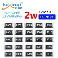 50PCS/lot SMD 2512 Resistor 1 2W resistance 0R Ohm 1K 910K