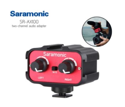 Saramonic SR-AX100 2-Channels 3.5mm Audio Adapter รับประกันศูนย์