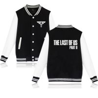 {AH Department Store}The Last Of Us Part 2 Varsity เบสบอลเสื้อแจ็คเก็ตผู้ชายผู้หญิง Hip Hop Harajuku แจ็คเก็ตชายหญิง Single Breasted เสื้อหลวม