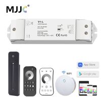 ™ V1-L LED Dimmer DC 12V 24V Stepless Dimming Switch Controller Wifi Wireless Remote Single Color LED Strip Light Push Dimmer