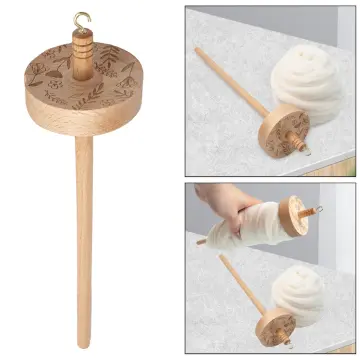 Drop Spindle Top Whorl Yarn Spinner For Crocheting Spin Spinning