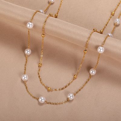 【CC】 steel Pendant Necklace Fashion Minimalist Chain Women  39;s Jewelry