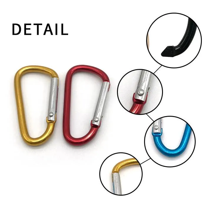 Carabiners,small Carabiner,30 Pieces Mini Carabiner,s Shape Double