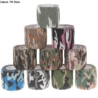 4.5M Hunt Disguise Elastoplast Camouflage Elastic Wrap เทปกีฬา Protector ข้อเท้าเข่านิ้วมือแขนผ้าพันแผล-dchvbhdvbhvsfvfb