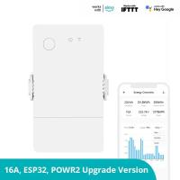 SONOFF POW แหล่งกำเนิด16A Wifi Power Meter Switch การตรวจสอบพลังงาน Smart Switch Home Automation Module, Ewelink Alexa, Home